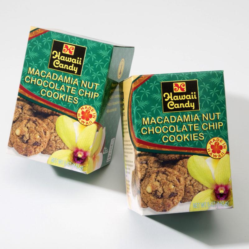 Macadamia Nut Chocolate Chip Cookies, 5 oz. Hawaii Candy