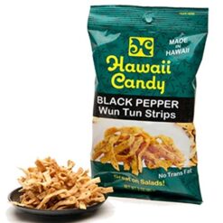Black Pepper Flavor Wun Tun Strips, 3 oz., 10 oz. & 1 lb.
