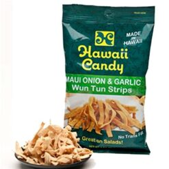 Maui Onion & Garlic Flavor Wun Tun Strips, 3 oz., 10 oz. & 1 lb.